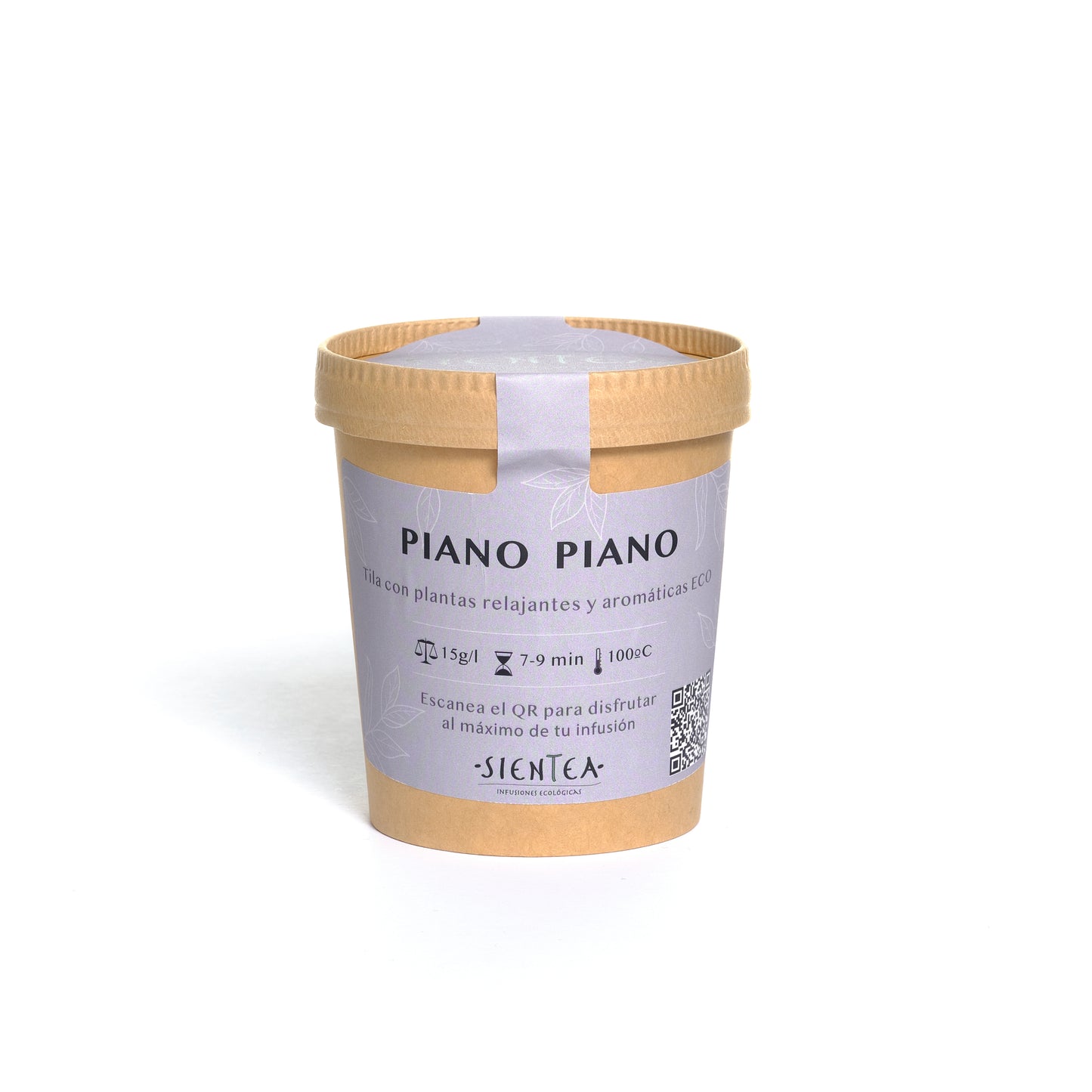 PIANO PIANO - Infusión de Tila con plantas relajantes y aromáticas ECO - 80g