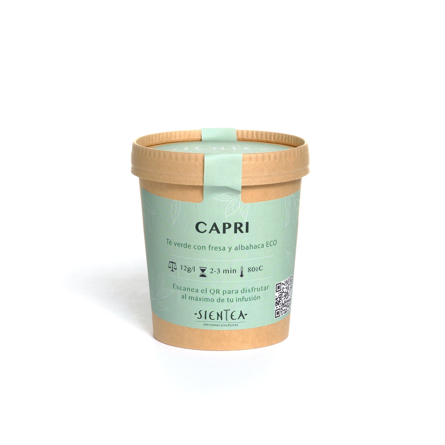 CAPRI - Té Verde con fresa y albahaca ECO - 70g