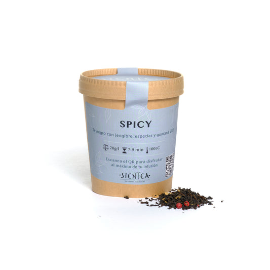 SPICY - Té Negro con jengibre, especias y guaraná ECO - 90g